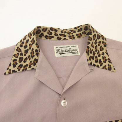 WACKOMARIA | ワコマリア TWO TONE 50'S OPEN COLLAR SHIRT 長袖シャツ 23FW-WMS-OC11 パープル サイズ：S