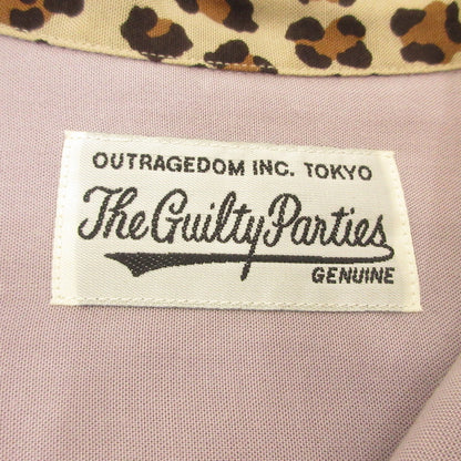 WACKOMARIA | ワコマリア TWO TONE 50'S OPEN COLLAR SHIRT 長袖シャツ 23FW-WMS-OC11 パープル サイズ：S