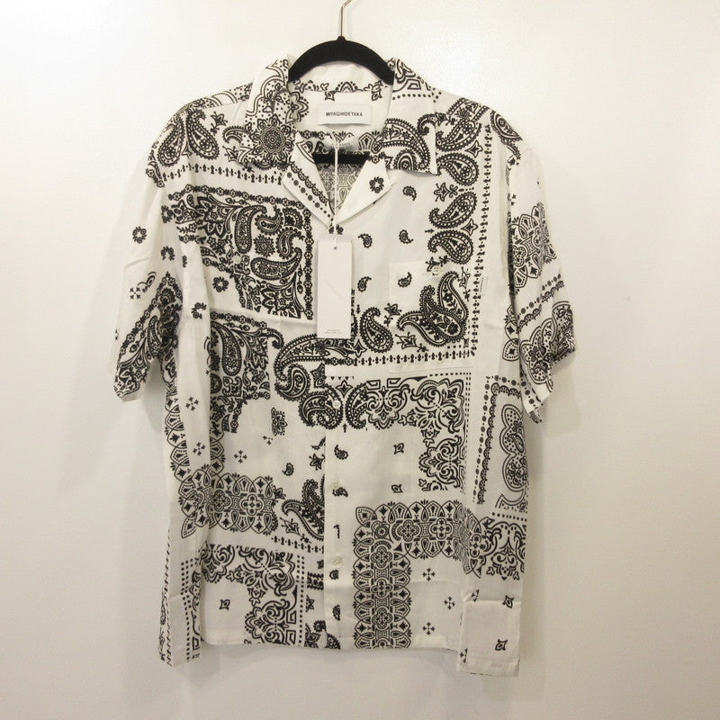 MIYAGIHIDETAKA | ミヤギヒデタカ Bandana SS shirt 半袖シャツ BBG-55700-A ×Saturdays NYC サイズ：L
