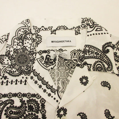 MIYAGIHIDETAKA | ミヤギヒデタカ Bandana SS shirt 半袖シャツ BBG-55700-A ×Saturdays NYC サイズ：L