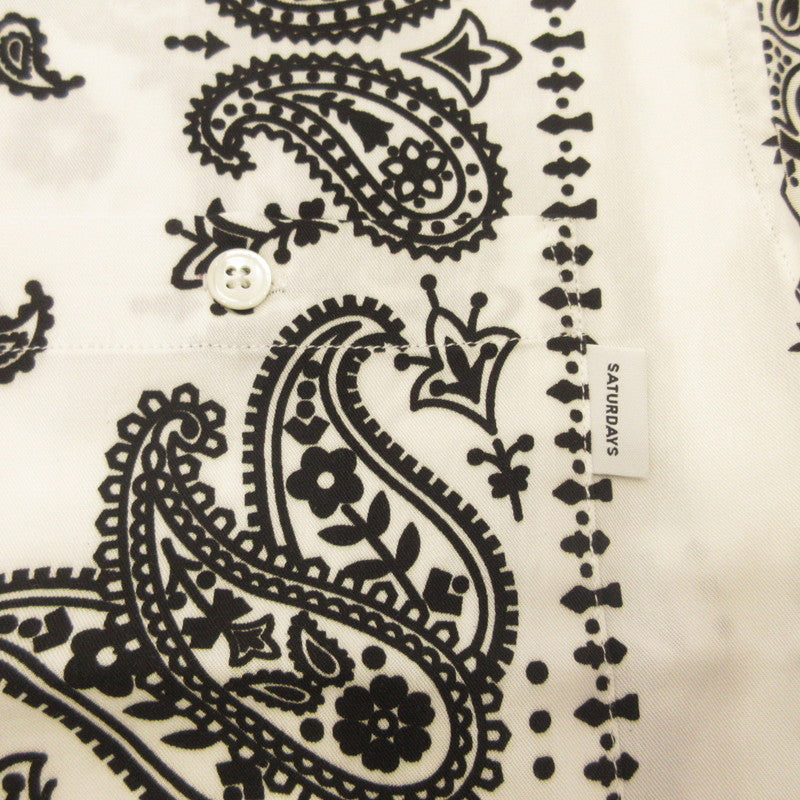 MIYAGIHIDETAKA | ミヤギヒデタカ Bandana SS shirt 半袖シャツ BBG-55700-A ×Saturdays NYC サイズ：L