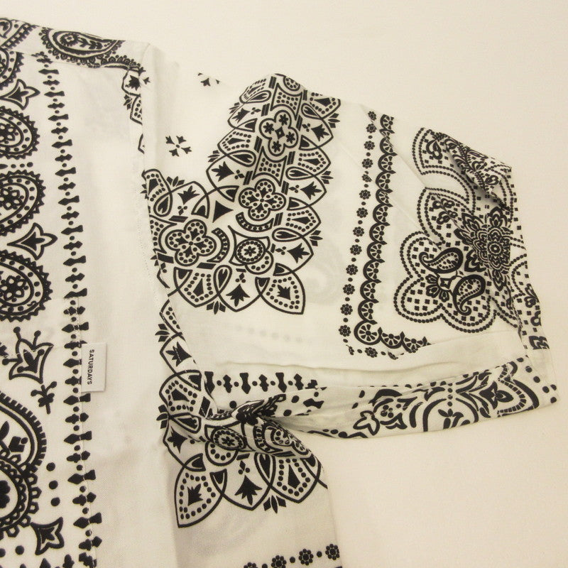 MIYAGIHIDETAKA | ミヤギヒデタカ Bandana SS shirt 半袖シャツ BBG-55700-A ×Saturdays NYC サイズ：L