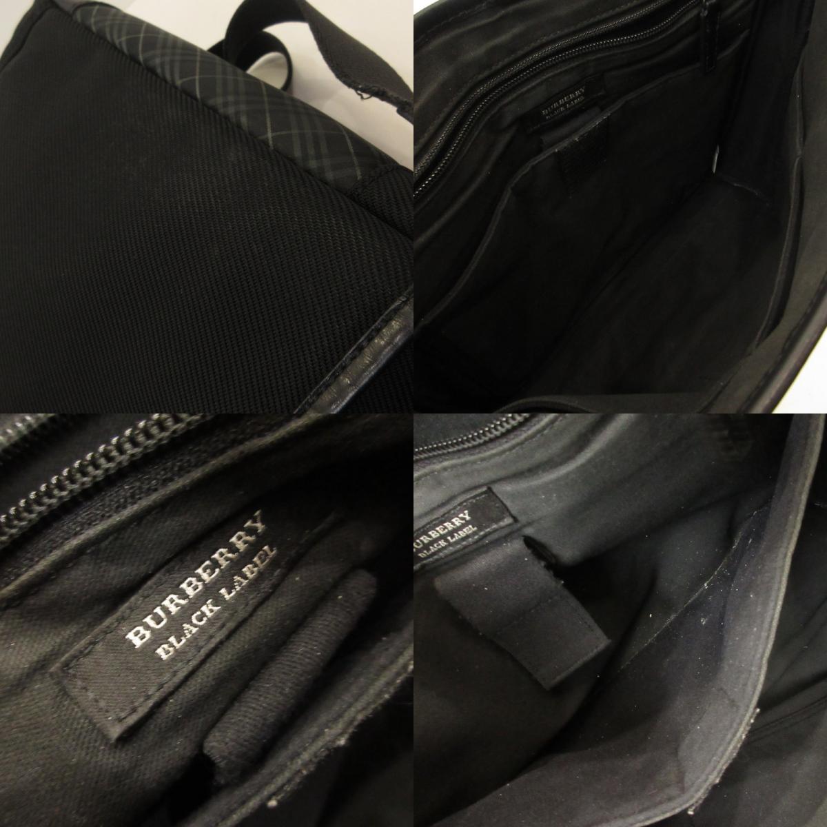 BURBERRY BLACK LABEL | バーバリーブラックレーベル メッセンジャーバッグ ブラック