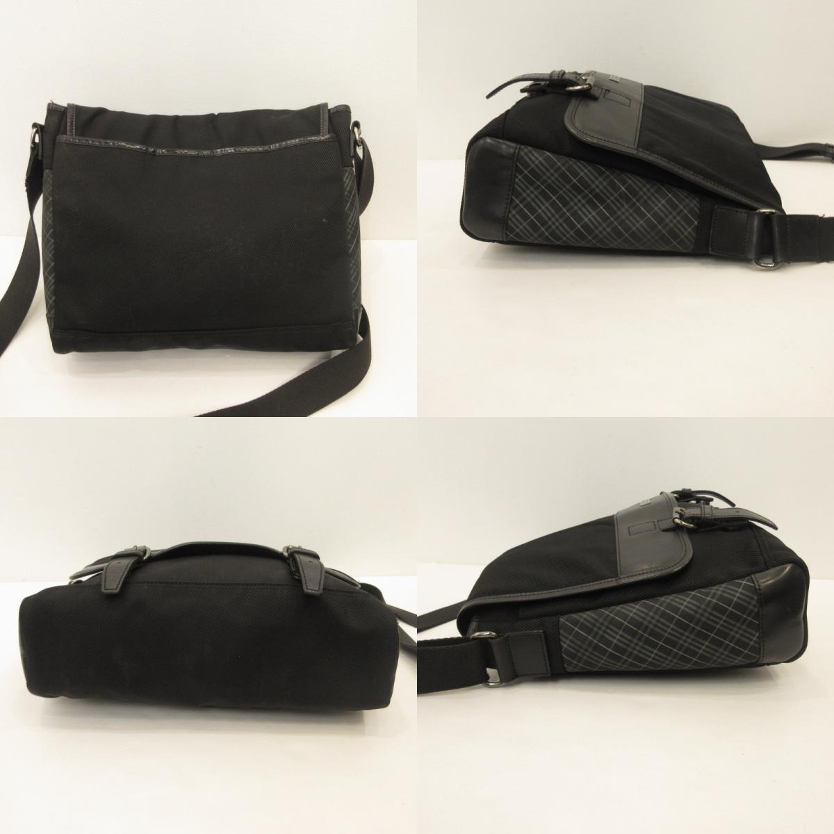 BURBERRY BLACK LABEL | バーバリーブラックレーベル メッセンジャーバッグ ブラック
