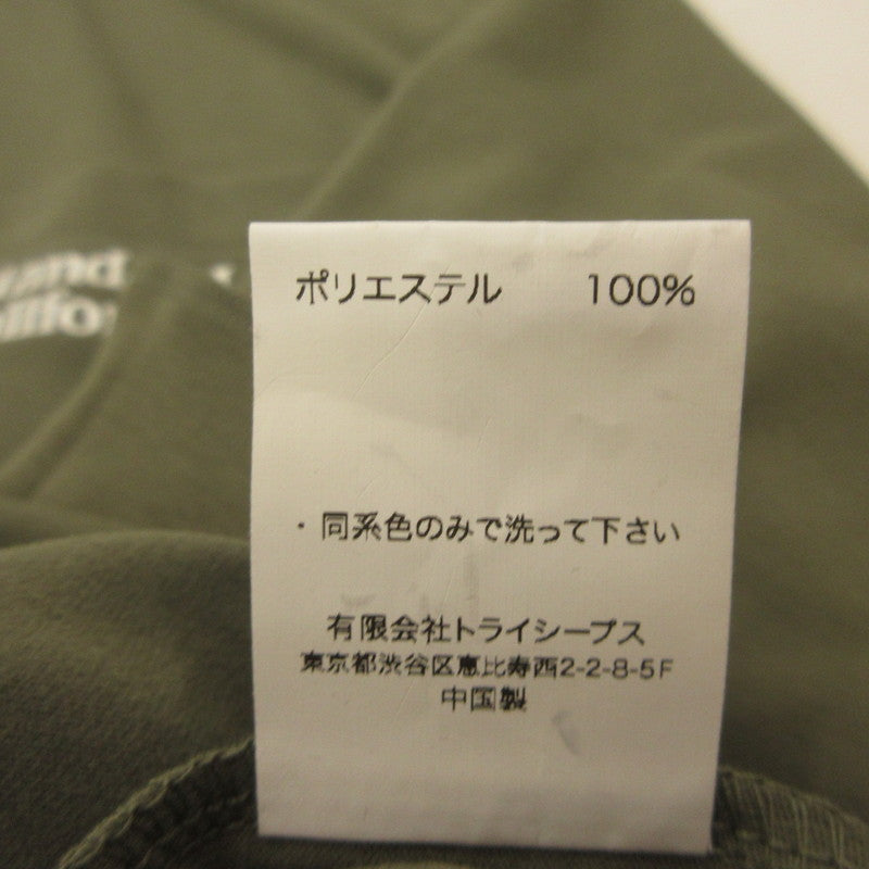 STANDARD CALIFORNIA | スタンダードカリフォルニア SD Tech Dry Active Logo Pocket Long Sleeve T 長袖Ｔシャツ カーキ サイズ：L