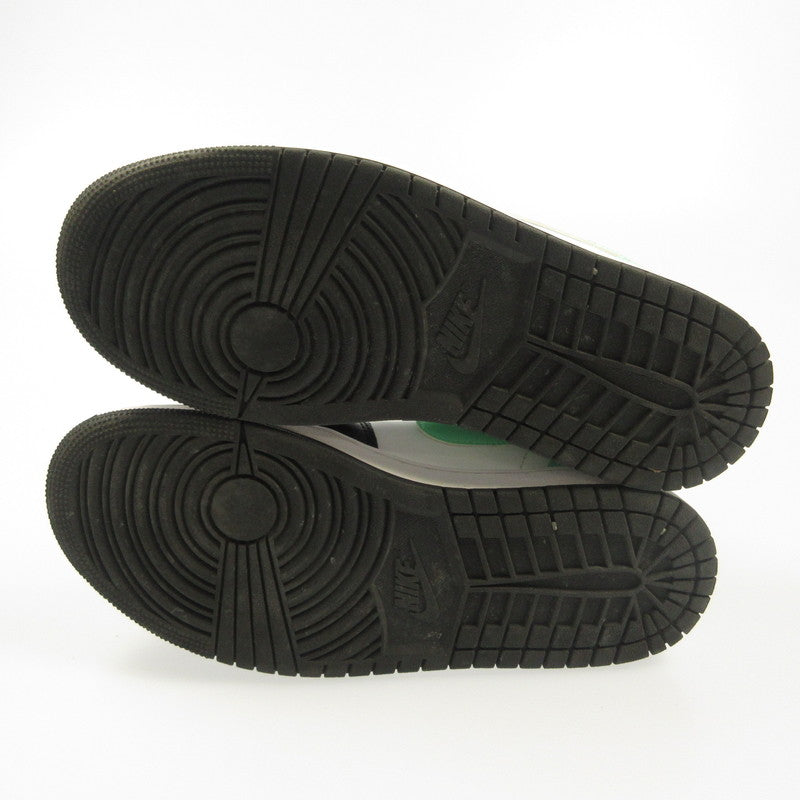 NIKE | ナイキ AIR JORDAN 1 LOW GREEN GLOW スニーカー 553558-131 ホワイト 26.5cm