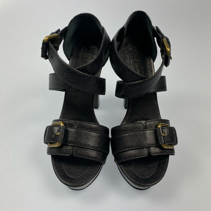 BURBERRY BLUE LABEL | バーバリーブルーレーベル サンダル E2402-308 サイズ:5 ブラック【姫路東店】