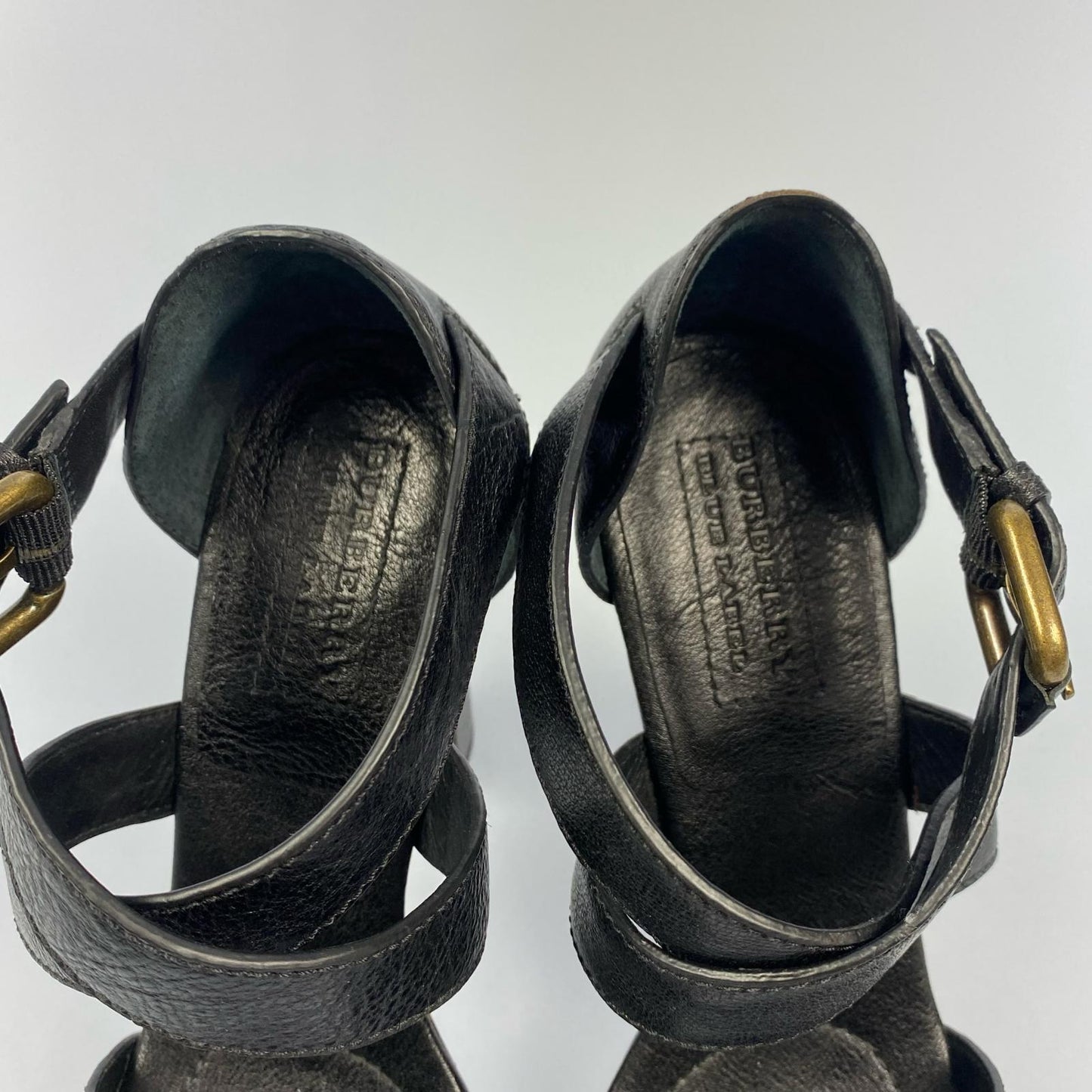 BURBERRY BLUE LABEL | バーバリーブルーレーベル サンダル E2402-308 サイズ:5 ブラック【姫路東店】