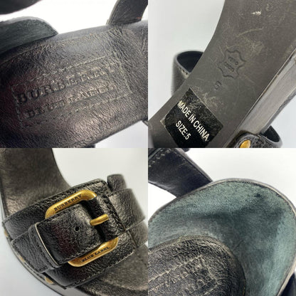 BURBERRY BLUE LABEL | バーバリーブルーレーベル サンダル E2402-308 サイズ:5 ブラック【姫路東店】