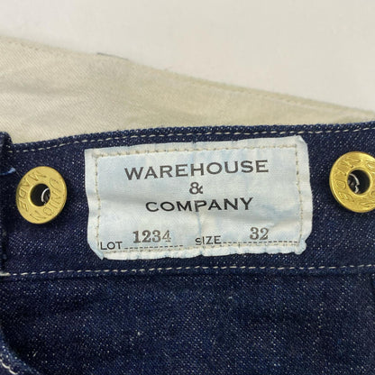 WARE HOUSE | ウェアハウス　ウエアハウス 1920’S FREE LAND WAIST OVERALL デニムパンツ 1234 サイズ：W32 ネイビー【姫路東店】