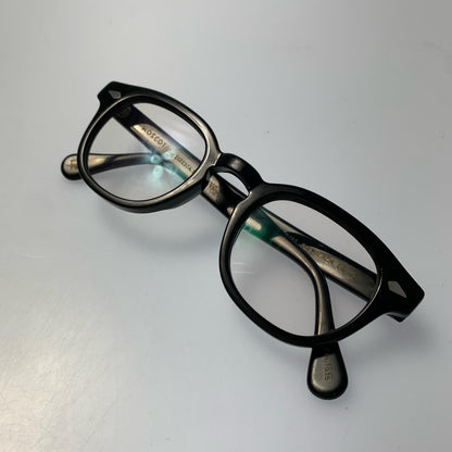 MOSCOT | モスコット LEMTOSH メガネ ｻｲｽﾞ:46□24 度入りレンズ ブラック