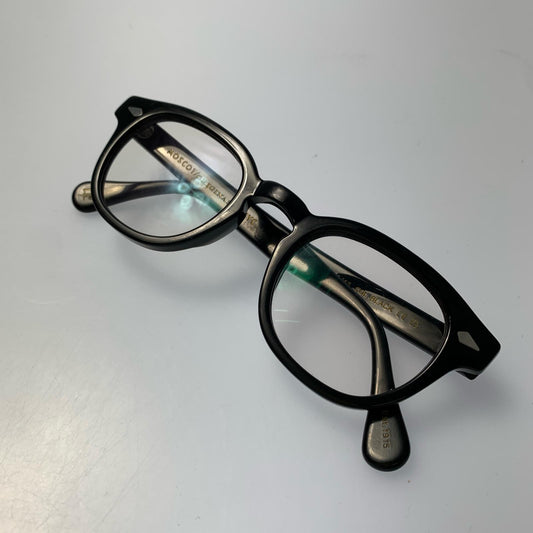 MOSCOT | モスコット LEMTOSH メガネ ｻｲｽﾞ:46□24 度入りレンズ ブラック
