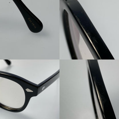 MOSCOT | モスコット LEMTOSH メガネ ｻｲｽﾞ:46□24 度入りレンズ ブラック