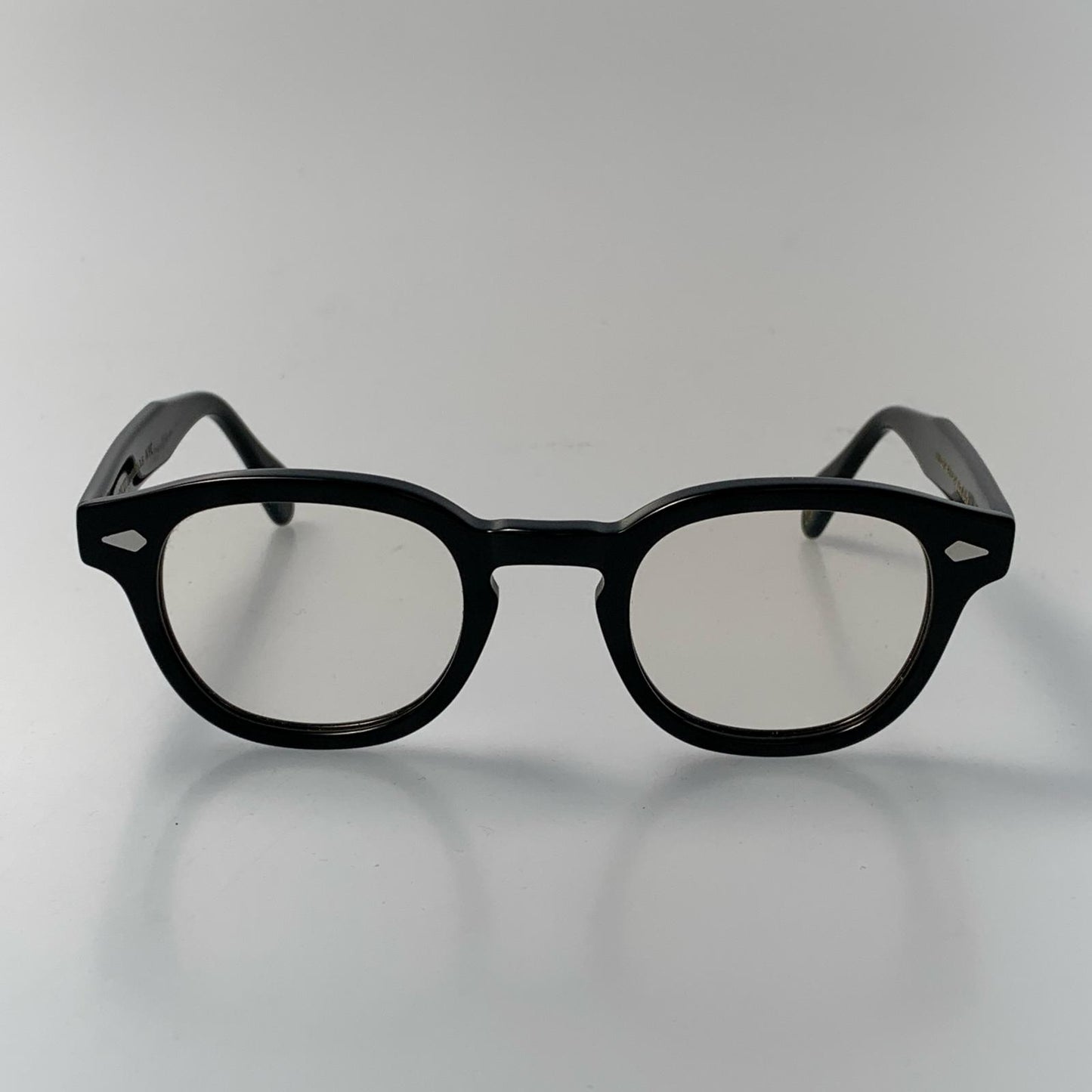 MOSCOT | モスコット LEMTOSH メガネ ｻｲｽﾞ:46□24 度入りレンズ ブラック