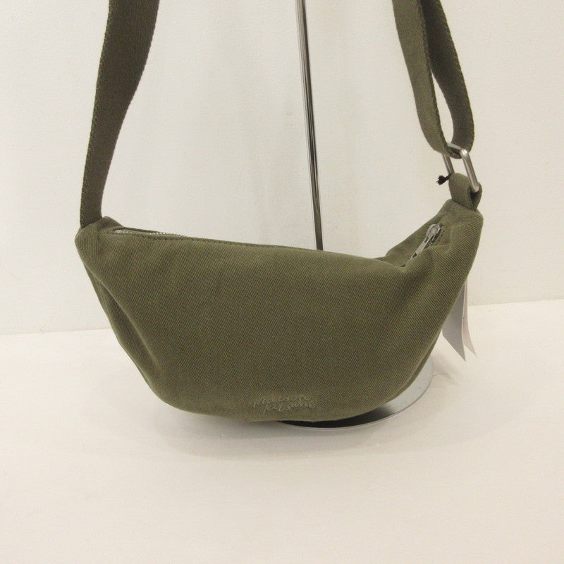 MAISON KITSUNE | メゾンキツネ DOUBLE FOX HEAD FADED BUMBAG ショルダーバッグ OM511CFWW9112 カーキグリーン
