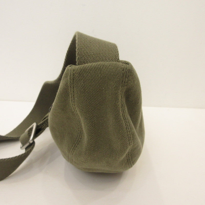MAISON KITSUNE | メゾンキツネ DOUBLE FOX HEAD FADED BUMBAG ショルダーバッグ OM511CFWW9112 カーキグリーン