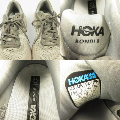 HOKA ONEONE | ホカオネオネ BONDI 8 スニーカー 1123202 SHMS グレー 26.5cm