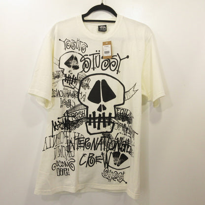 STUSSY | ステューシー SKULLS TEE PIGMENT DYED 半袖Ｔシャツ 1905177 ホワイト サイズ：M