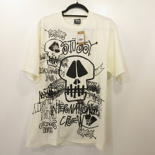 STUSSY | ステューシー SKULLS TEE PIGMENT DYED 半袖Ｔシャツ 1905177 ホワイト サイズ：M