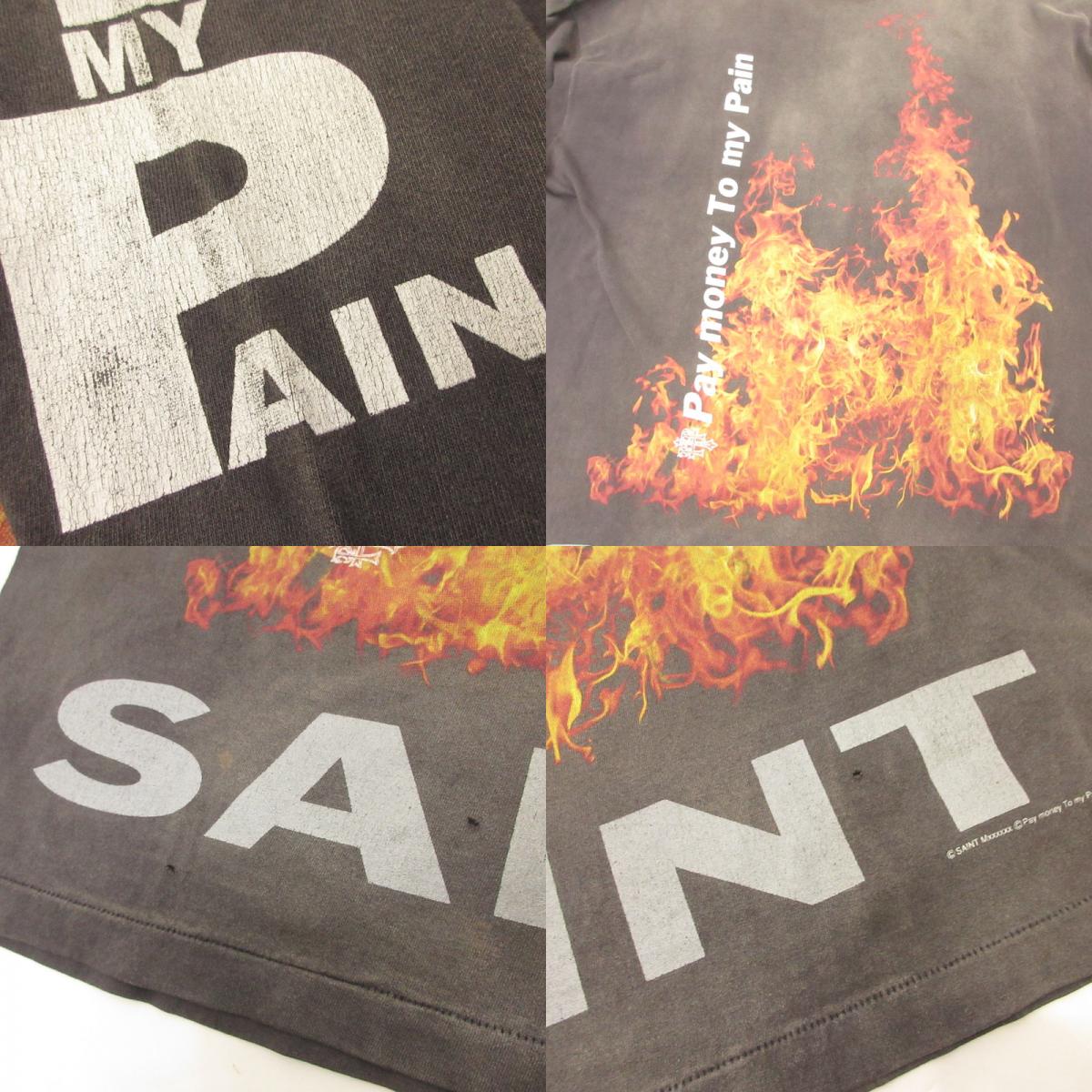 SAINT MICHAEL | セントマイケルセイントマイケル SR TO SS Long sleeve T-shirt 長袖Ｔシャツ SM-YS8-0000-C50 チャコールグレー サイズ：XL