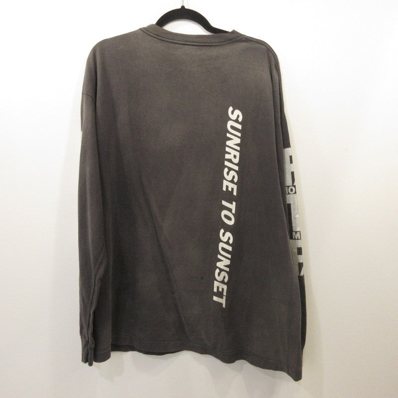 SAINT MICHAEL | セントマイケルセイントマイケル SR TO SS Long sleeve T-shirt 長袖Ｔシャツ SM-YS8-0000-C50 チャコールグレー サイズ：XL