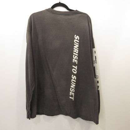 SAINT MICHAEL | セントマイケルセイントマイケル SR TO SS Long sleeve T-shirt 長袖Ｔシャツ SM-YS8-0000-C50 チャコールグレー サイズ：XL