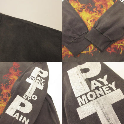 SAINT MICHAEL | セントマイケルセイントマイケル SR TO SS Long sleeve T-shirt 長袖Ｔシャツ SM-YS8-0000-C50 チャコールグレー サイズ：XL