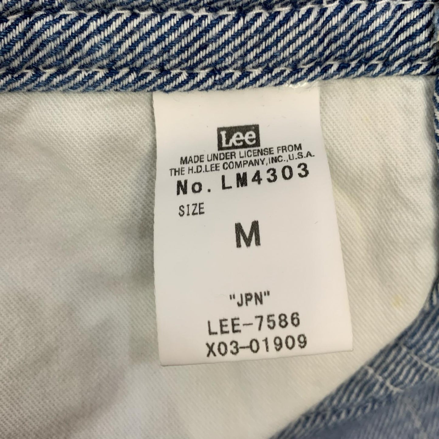 Lee | リー BUDDY LEE オーバーオール オーバーオール LM4303 ブルー サイズ：M【姫路東店】