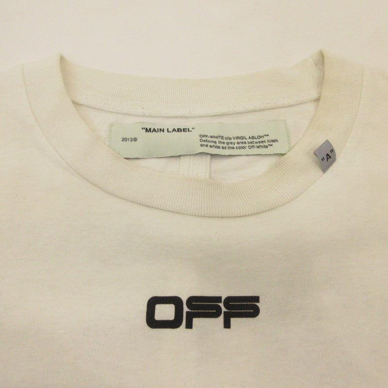 OFF-WHITE | オフホワイト CARAVAGGIO SQUARE OVER TEE 半袖Ｔシャツ OMAA038S20185005 ホワイト サイズ：XS