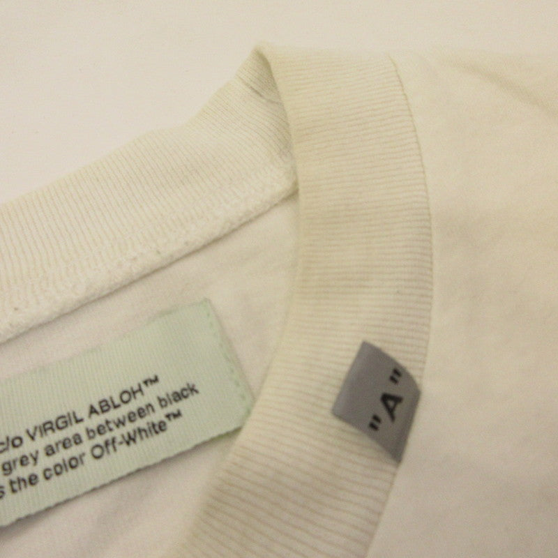 OFF-WHITE | オフホワイト CARAVAGGIO SQUARE OVER TEE 半袖Ｔシャツ OMAA038S20185005 ホワイト サイズ：XS