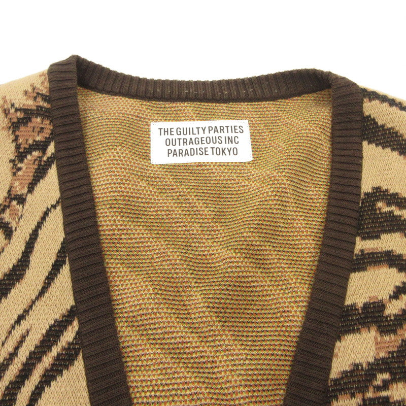 WACKOMARIA | ワコマリア JACQUARD CARDIGAN カーディガン TIMLEHI-WM-KN13 サイズ：L
