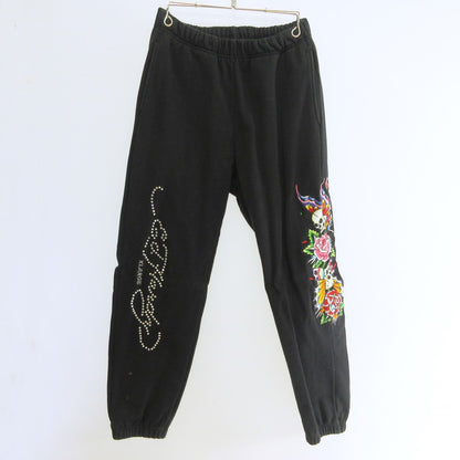 X-LARGE | エクストララージ SWEAT PANTS パンツ 101223031020 ×Ed Hardy ブラック サイズ：S