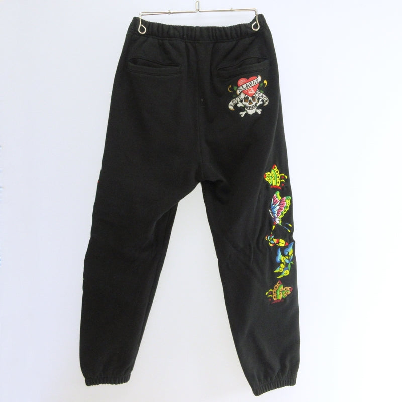 X-LARGE | エクストララージ SWEAT PANTS パンツ 101223031020 ×Ed Hardy ブラック サイズ：S