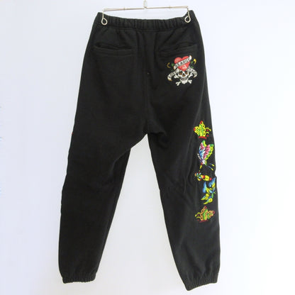 X-LARGE | エクストララージ SWEAT PANTS パンツ 101223031020 ×Ed Hardy ブラック サイズ：S
