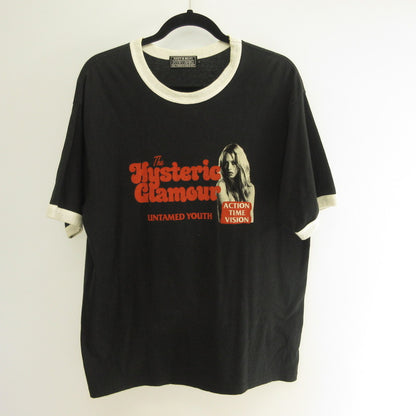 HYSTERIC GLAMOUR | ヒステリックグラマー UNTAMED YOUTH Tシャツ 半袖Ｔシャツ 02231CT17 ブラック サイズ：L