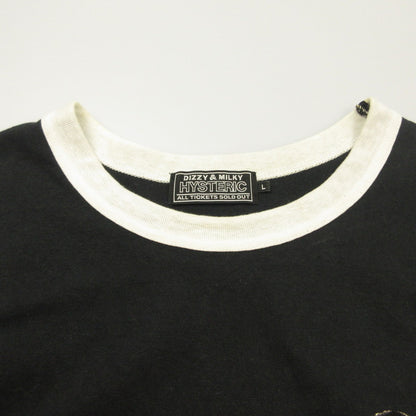 HYSTERIC GLAMOUR | ヒステリックグラマー UNTAMED YOUTH Tシャツ 半袖Ｔシャツ 02231CT17 ブラック サイズ：L
