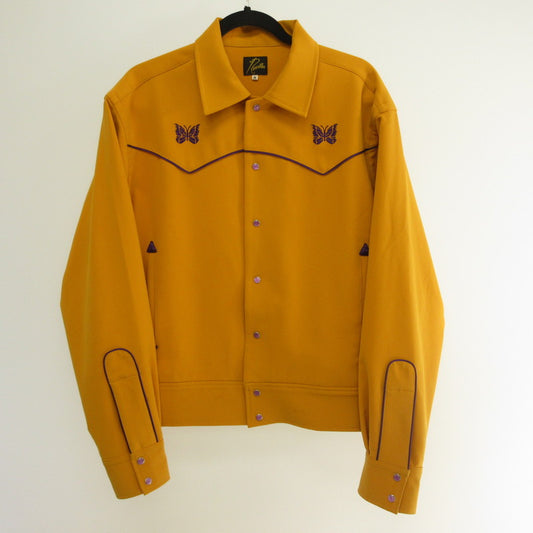 Needles | ニードルス Piping Cowboy Jac - PE PU Double Cloth その他トップス OT136 シャツジャケット オレンジ サイズ：M