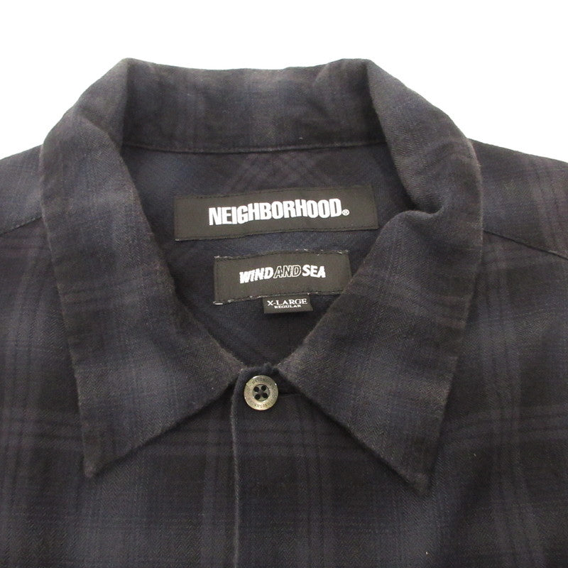NEIGHBORHOOD | ネイバーフッド NHWDS/C-SHIRT.LS 長袖シャツ 201AQWSN-SHM01S ×WIND AND SEA サイズ：XL