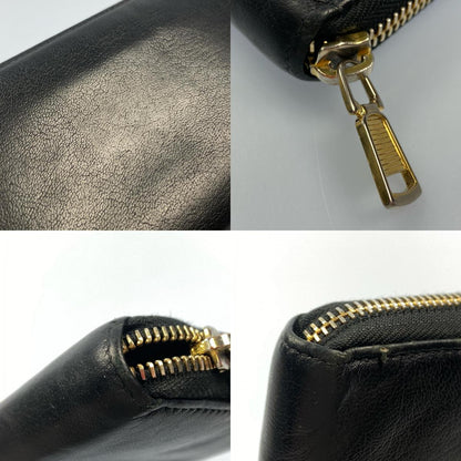 YVES SAINT LAURENT | イヴ・サンローラン 長財布 352904 ラウンドファスナー長財布 ブラック【姫路東店】