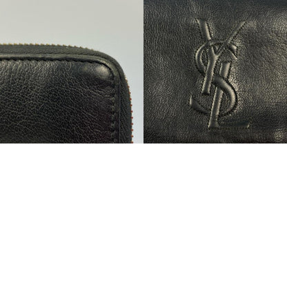 YVES SAINT LAURENT | イヴ・サンローラン 長財布 352904 ラウンドファスナー長財布 ブラック【姫路東店】