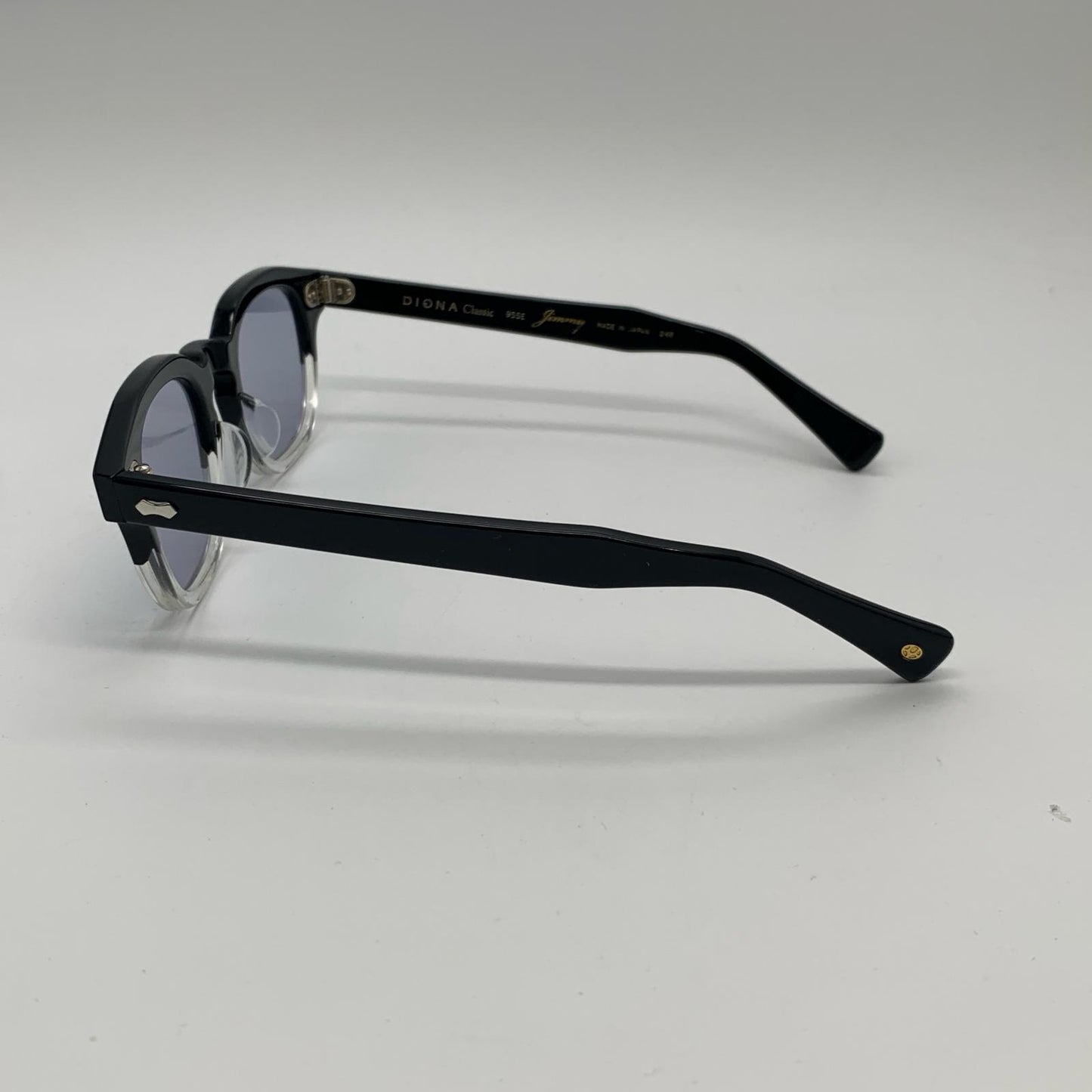 【中古】金子眼鏡 | カネコガンキョウカネコメガネ DIGNA Classic Jimmy サングラス 955E ｻｲｽﾞ:46□24 ブラック【姫路東店】