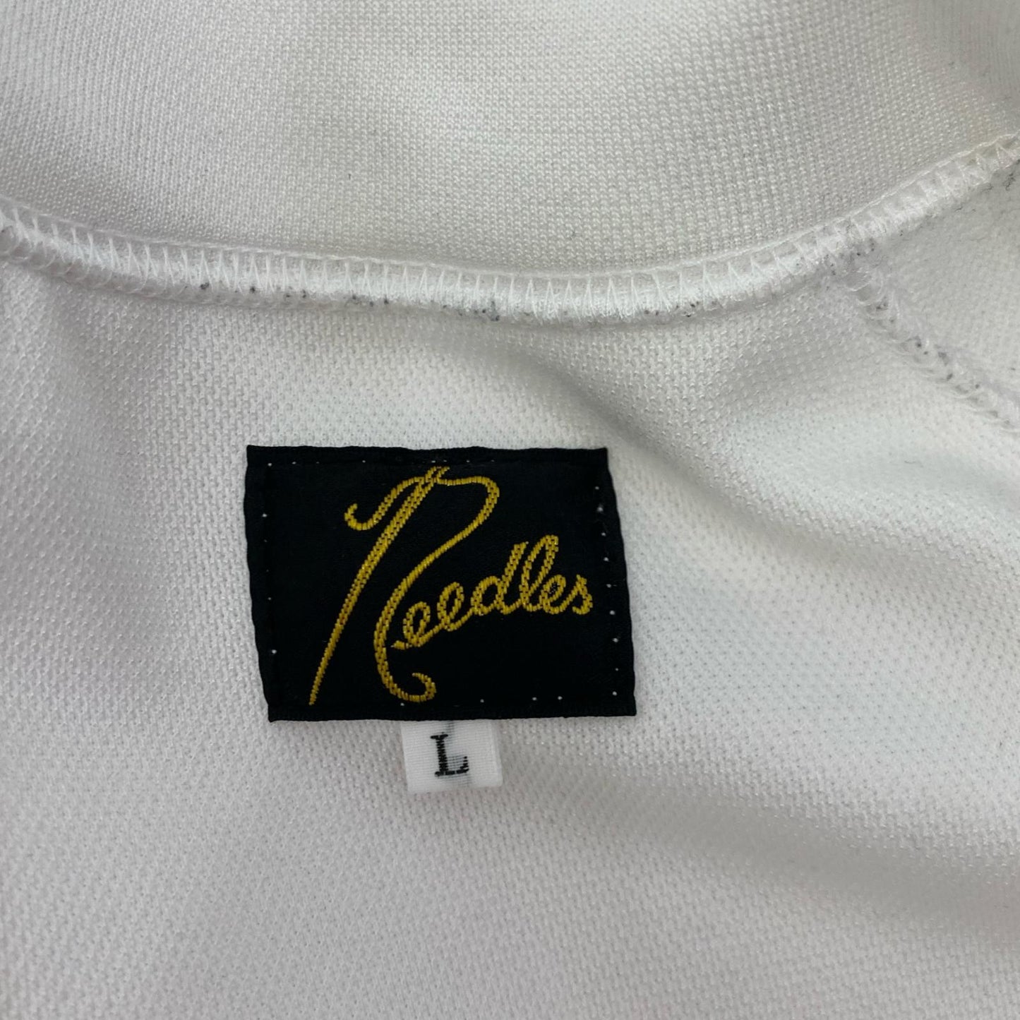 Needles | ニードルス Track Jacket Poly Smooth ジャージ LQ435 2023S/S ホワイト サイズ：L【姫路東店】