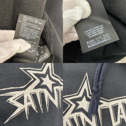 SAINT LAURENT | サンローラン パーカー 575525 YBJN2 2019A/W 国内正規品 ブラック サイズ：L【姫路東店】
