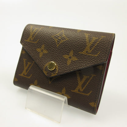 LOUIS VUITTON | ルイ・ヴィトン ポルトフォイユヴィクトリーヌ 三つ折り財布 M41938 フューシャ