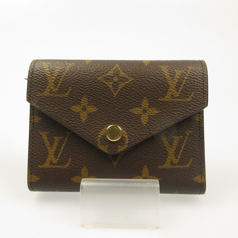 LOUIS VUITTON | ルイ・ヴィトン ポルトフォイユヴィクトリーヌ 三つ折り財布 M41938 フューシャ