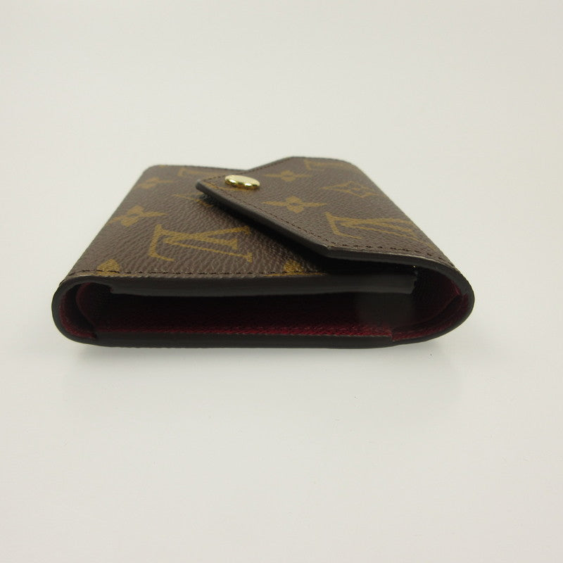 LOUIS VUITTON | ルイ・ヴィトン ポルトフォイユヴィクトリーヌ 三つ折り財布 M41938 フューシャ