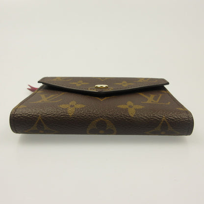 LOUIS VUITTON | ルイ・ヴィトン ポルトフォイユヴィクトリーヌ 三つ折り財布 M41938 フューシャ