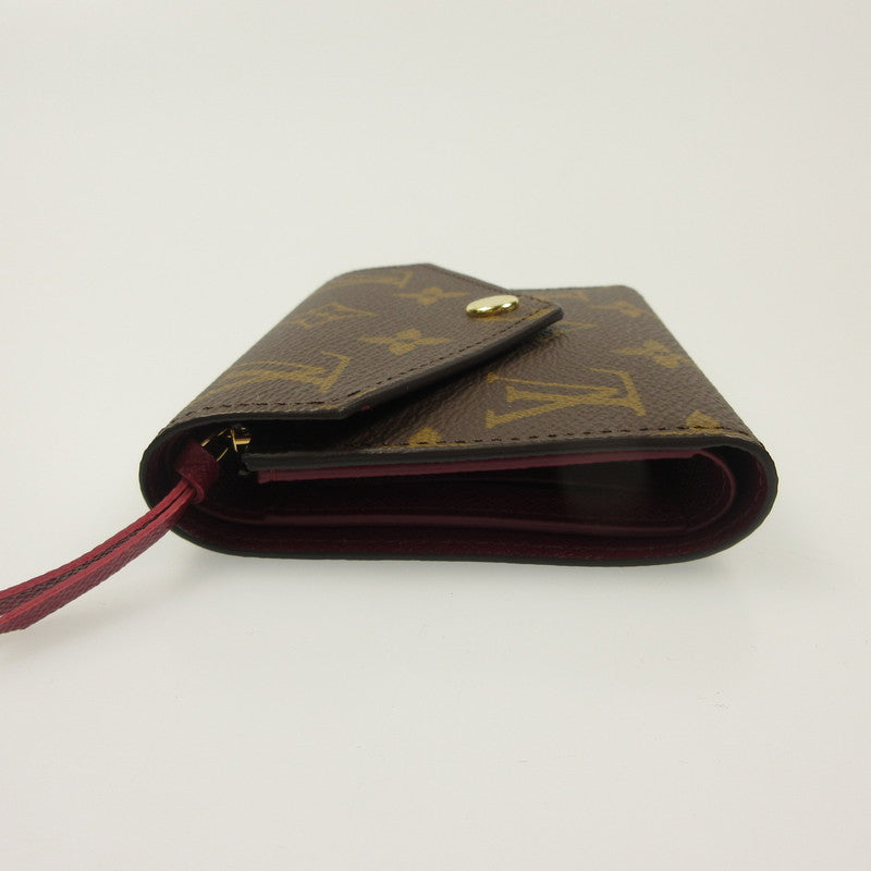 LOUIS VUITTON | ルイ・ヴィトン ポルトフォイユヴィクトリーヌ 三つ折り財布 M41938 フューシャ