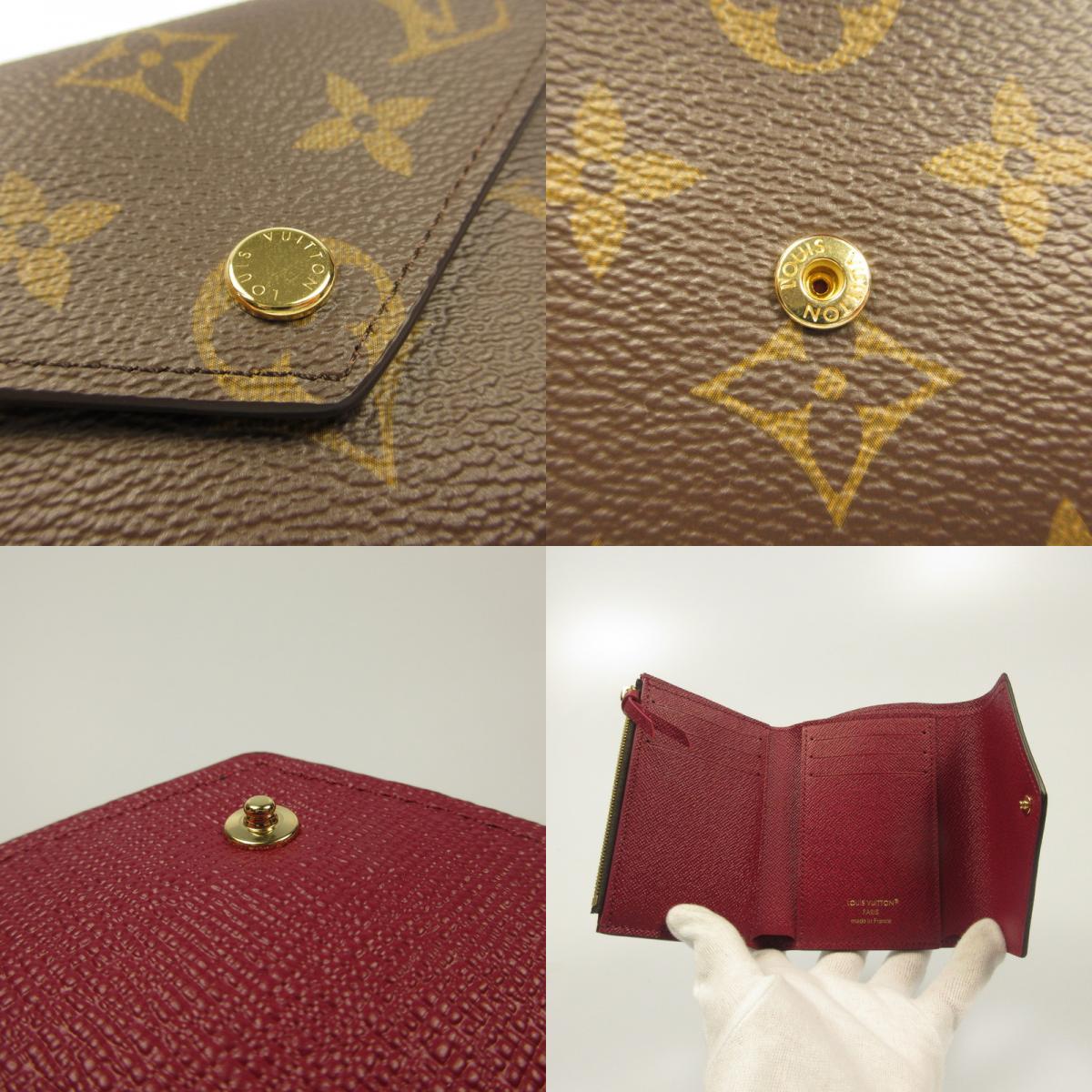 LOUIS VUITTON | ルイ・ヴィトン ポルトフォイユヴィクトリーヌ 三つ折り財布 M41938 フューシャ