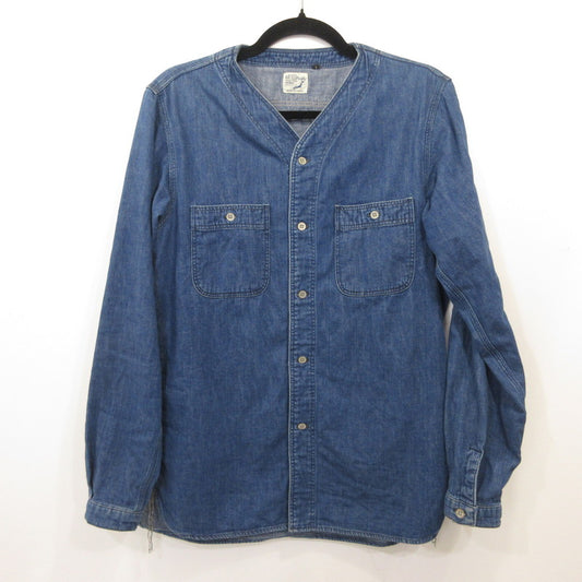 orSlow | オアスロウ no collar denim shirt その他トップス ブルー サイズ：1